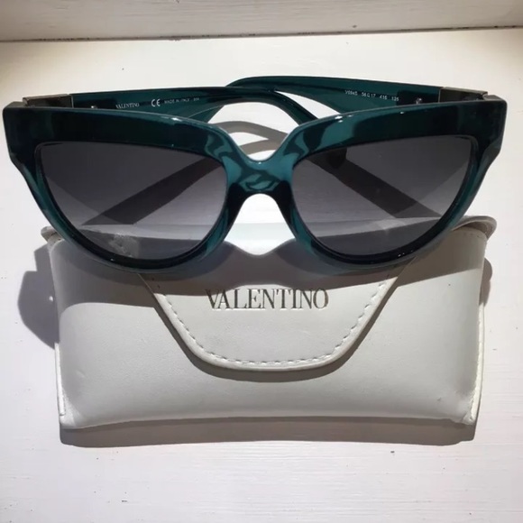 Valentino V694S Turquoise Sunglasses - Picture 6 of 6